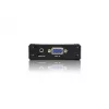ATEN convertidor de audio/vídeo VGA a HDMI, negro, metal, 1920 x 1080 píxeles, 1920 x 1080 píxeles, 1080p, 16:9