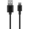 Cargador de interior GOOBAY 45298 – USB universal 5V 1m, AC 100–240V, 5 W, negro