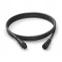Philips alargador de cable de exterior 2,5 m, cable de corriente, negro, plástico, patio trasero, jardín delantero, jardín, terraza, IP67, III