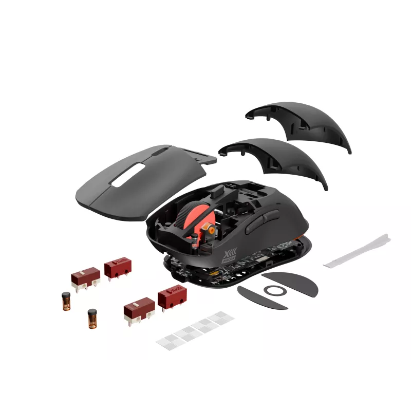 GENESIS Zircon XIII Ratón Gaming Ambidiestro RF Inalámbrico + USB Type-C Óptico 26000 DPI