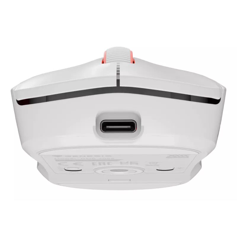 GENESIS Zircon XIII Ratón Gaming Ambidiestro RF Inalámbrico + USB Type-C Óptico 26000 DPI
