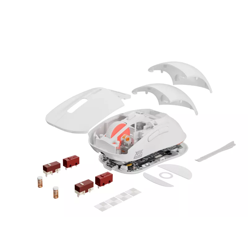 GENESIS Zircon XIII Ratón Gaming Ambidiestro RF Inalámbrico + USB Type-C Óptico 26000 DPI