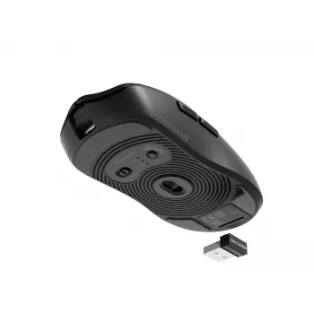 GENESIS Zircon 500 Ratón Gaming Diestro RF Inalámbrico + Bluetooth + USB Type-C Óptico 10000 DPI