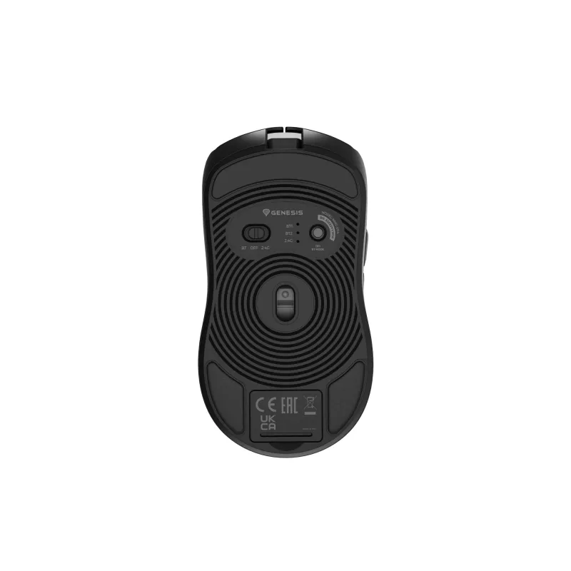 GENESIS Zircon 500 Ratón Gaming Diestro RF Inalámbrico + Bluetooth + USB Type-C Óptico 10000 DPI