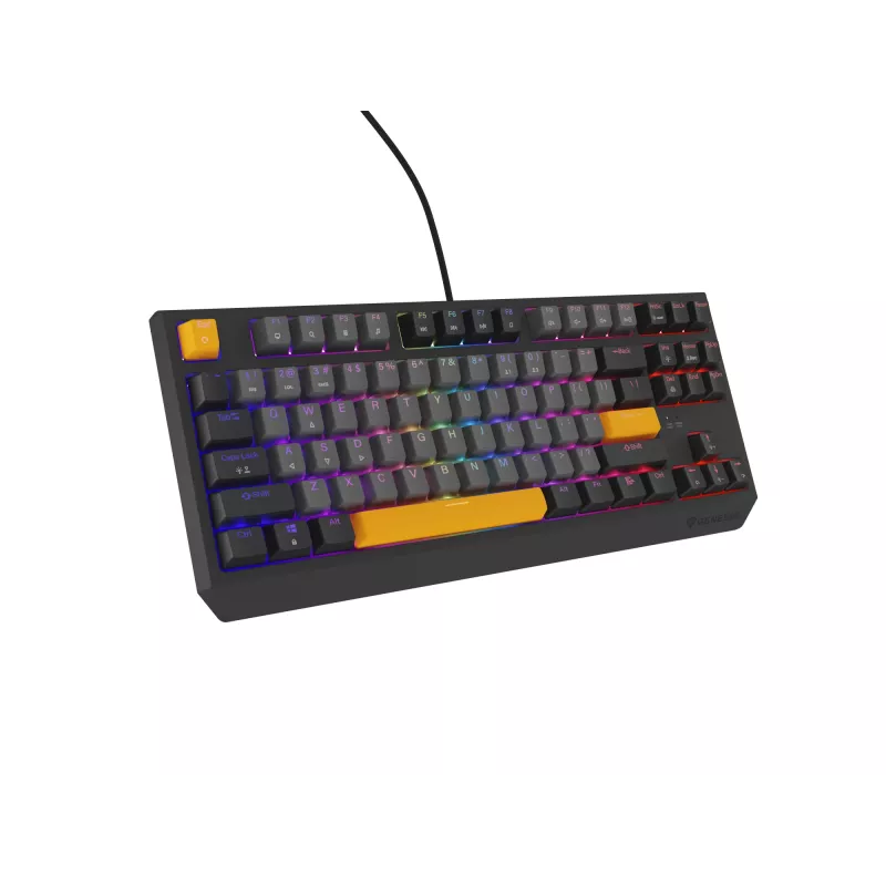 Genesis Thor 230 TKL teclado mecánico gaming con cable, US, Anchor Gray Negative, Outemu Red