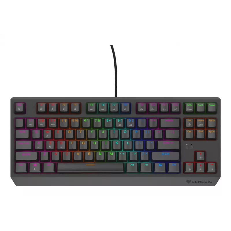 GENESIS Thor 230 TKL Lite Teclado Gaming USB QWERTY Inglés Negro