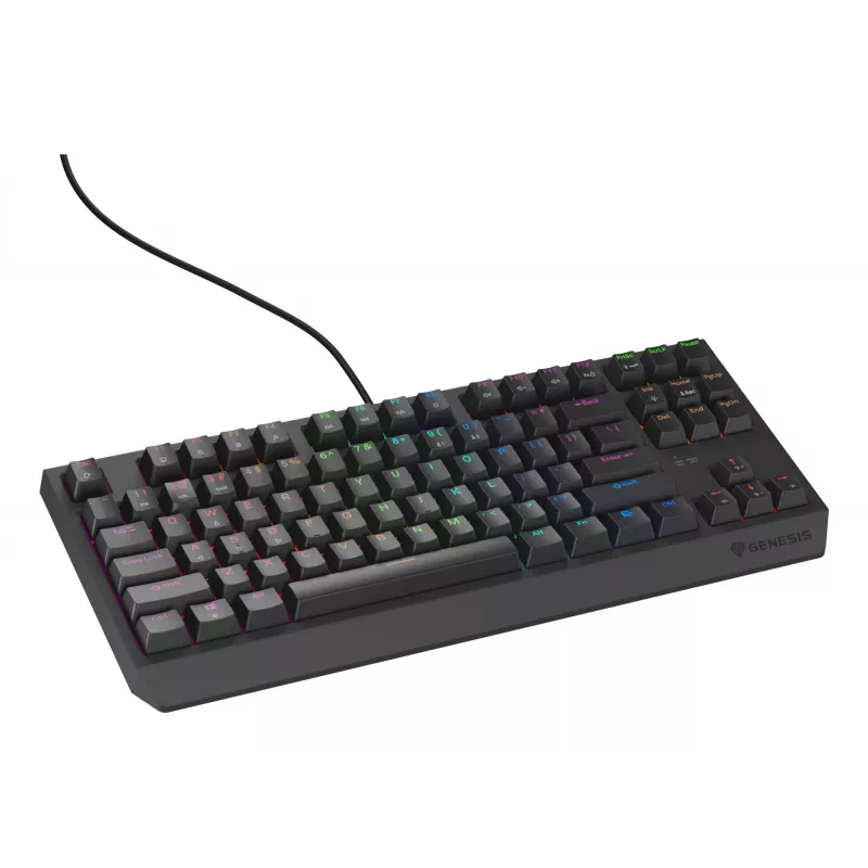 GENESIS Thor 230 TKL Lite Teclado Gaming USB QWERTY Inglés Negro