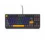 GENESIS THOR 230 TKL Teclado Gaming USB + RF Inalámbrico + Bluetooth QWERTY Negro, Azul, Gris, Naranja