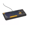 GENESIS THOR 230 TKL Teclado Gaming USB + RF Inalámbrico + Bluetooth QWERTY Negro, Azul, Gris, Naranja