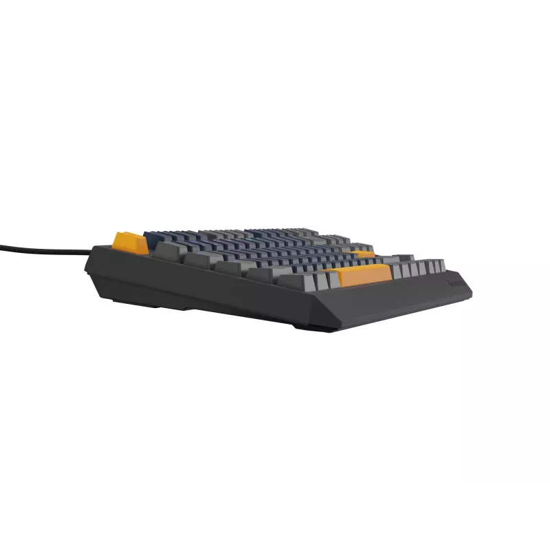 GENESIS THOR 230 TKL Teclado Gaming USB + RF Inalámbrico + Bluetooth QWERTY Negro, Azul, Gris, Naranja