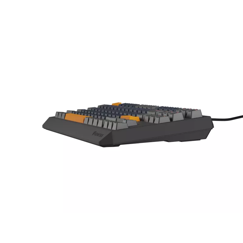 GENESIS THOR 230 TKL Teclado Gaming USB + RF Inalámbrico + Bluetooth QWERTY Negro, Azul, Gris, Naranja