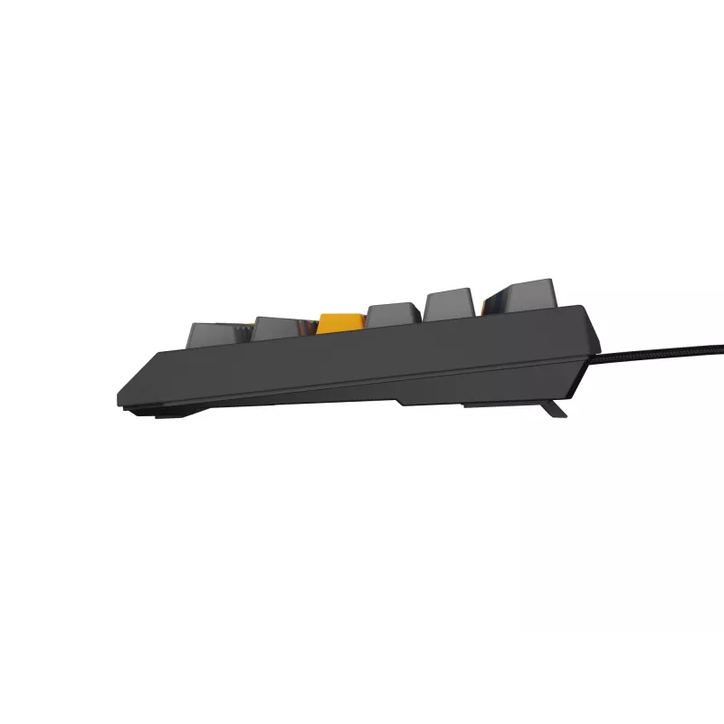 GENESIS THOR 230 TKL Teclado Gaming USB + RF Inalámbrico + Bluetooth QWERTY Negro, Azul, Gris, Naranja