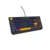 GENESIS THOR 230 TKL Teclado Gaming USB + RF Inalámbrico + Bluetooth QWERTY Negro, Azul, Gris, Naranja