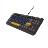 GENESIS THOR 230 TKL Teclado Gaming USB + RF Inalámbrico + Bluetooth QWERTY Negro, Azul, Gris, Naranja