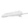 Teclado gaming tenkeyless GENESIS Thor 230 TKL — USB, RF Wireless, Bluetooth, QWERTY, blanco