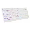 Teclado gaming tenkeyless GENESIS Thor 230 TKL — USB, RF Wireless, Bluetooth, QWERTY, blanco
