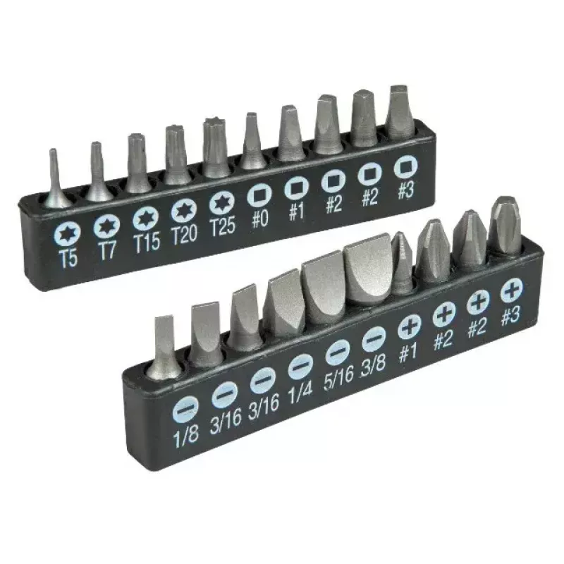 Juego de destornilladores manuales STANLEY STHT0-62113 con puntas Phillips, Robertson y Torx, puntas magnéticas, mangos ergonómicos