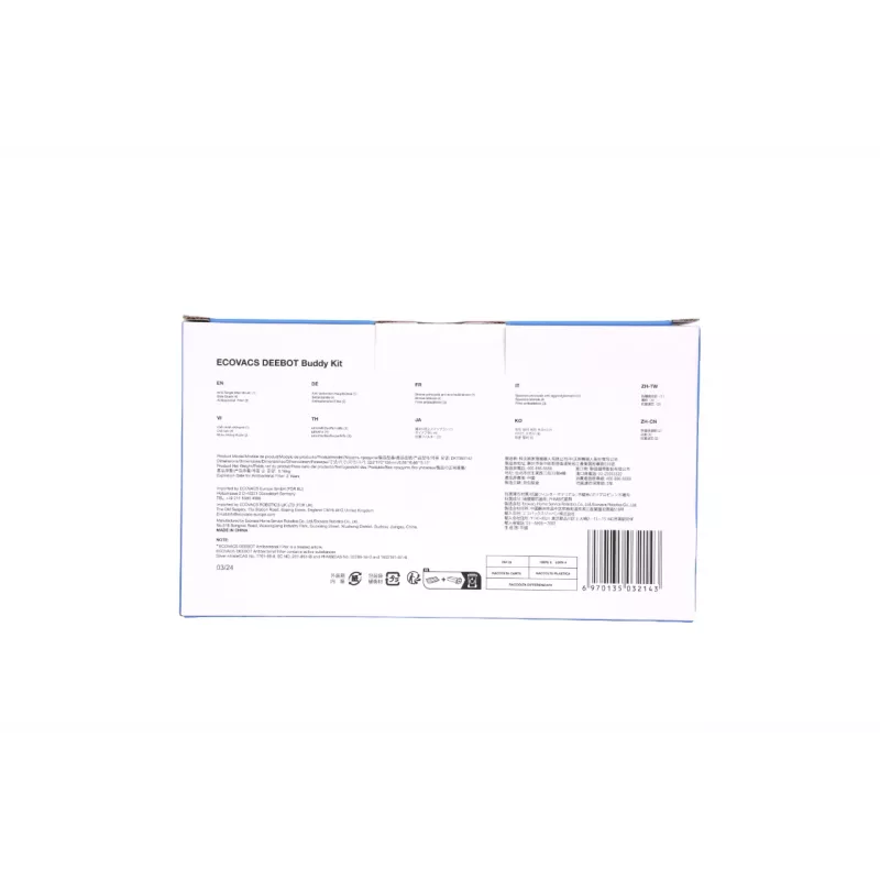 Set de accesorios Ecovacs DKT080142 para robot aspirador — set de recambios