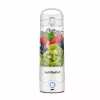 Batidora deportiva NUTRIBULLET Portable 0,475 L blanca con vaso de Tritan y cuchillas de acero inoxidable, a pilas