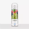 Batidora deportiva NUTRIBULLET Portable 0,475 L blanca con vaso de Tritan y cuchillas de acero inoxidable, a pilas