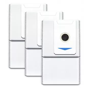 Bolsas para el polvo Ecovacs DDB030031 para robot aspirador, blanco, pack de 3