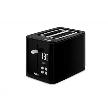 Tostadora Tefal TT6408 — 2 rebanadas, 850 W, negra