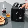 Tostadora Tefal TT6408 — 2 rebanadas, 850 W, negra