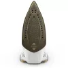 Plancha en seco y de vapor Tefal Puregliss FV8042 con suela Durilium AirGlide Autoclean, 3000 W, bronce, blanco
