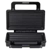 Adler AD 3073 sandwichera 2 en 1, 1000 W, acero inoxidable/negro
