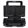 Adler AD 3073 sandwichera 2 en 1, 1000 W, acero inoxidable/negro