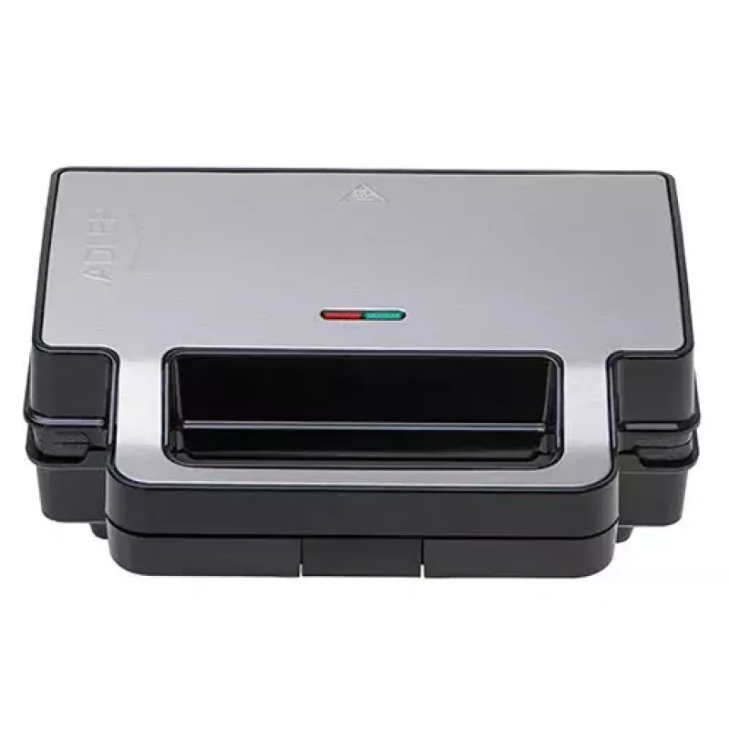 Adler AD 3073 sandwichera 2 en 1, 1000 W, acero inoxidable/negro