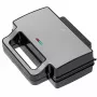 Adler AD 3073 sandwichera 2 en 1, 1000 W, acero inoxidable/negro
