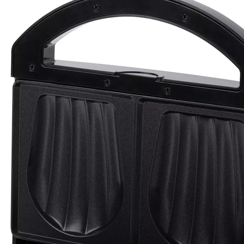 Sandwichera Adler AD 3069 – prensa de sándwiches compacta de sobremesa, 750 W, 2 sándwiches, negra