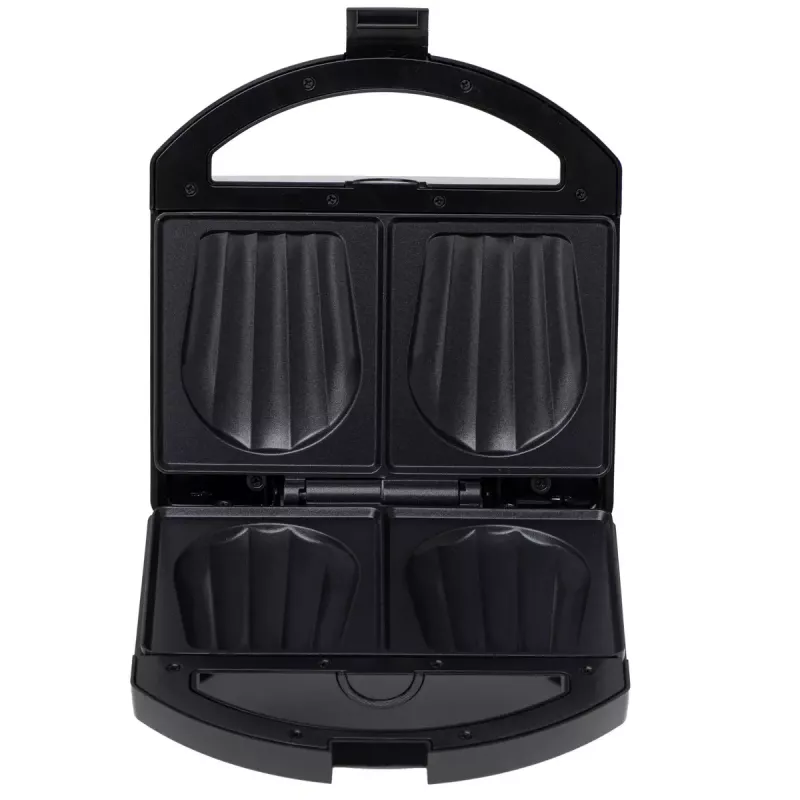 Sandwichera Adler AD 3069 – prensa de sándwiches compacta de sobremesa, 750 W, 2 sándwiches, negra