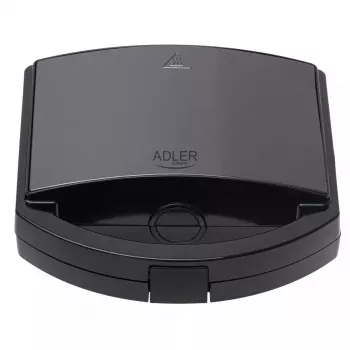 Sandwichera Adler AD 3069 – prensa de sándwiches compacta de sobremesa, 750 W, 2 sándwiches, negra