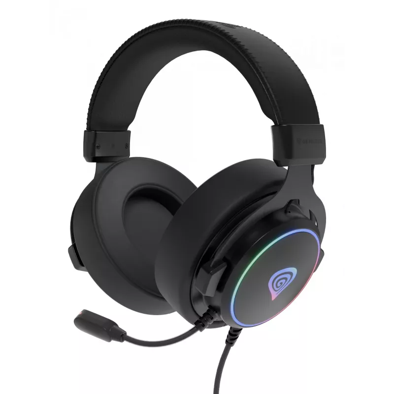 GENESIS Neon 764 Auriculares gaming con cable y diadema USB Type-A Negro