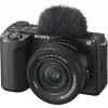 Sony ZV-E10 II (ZVE10M2KB) cámara sin espejo para vlog con objetivo 16-50mm f/3.5-5.6, 26 MP APS-C Exmor R CMOS, 4K 3840x2160, pantalla táctil abatible de 3 pulgadas, Wi-Fi, negra