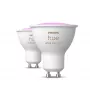 Philips Hue White and Colour Ambience GU10 – Foco inteligente – (pack de 2)