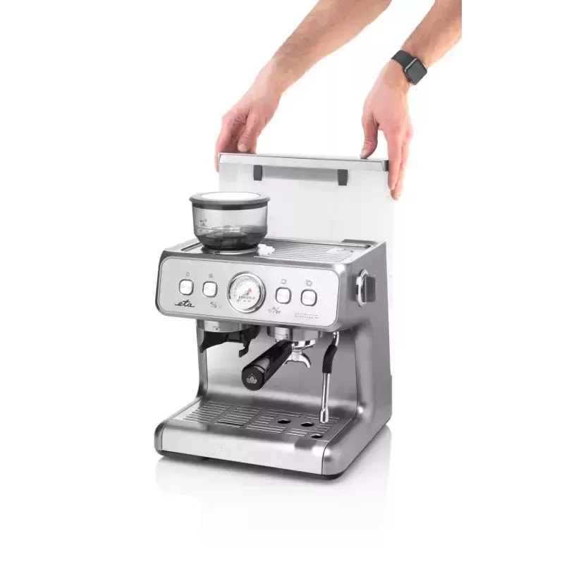 Cafetera de espresso ETA BARICELO 1550W, 15 bar, semiautomática, acero inoxidable