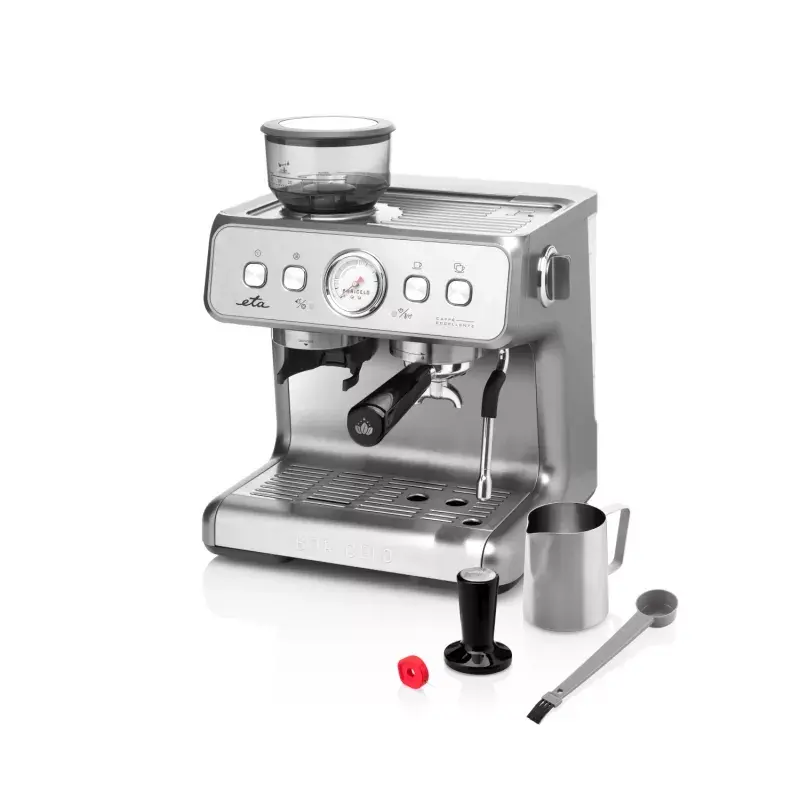 Cafetera de espresso ETA BARICELO 1550W, 15 bar, semiautomática, acero inoxidable