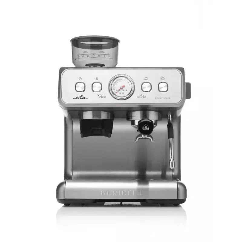 Cafetera de espresso ETA BARICELO 1550W, 15 bar, semiautomática, acero inoxidable