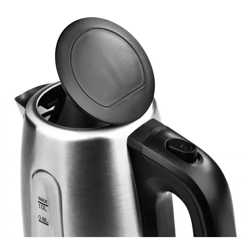 Hervidor de agua ETA ETA160490000 — 1 L, 1600 W, acero inoxidable, indicador de nivel de agua