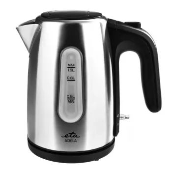 Hervidor de agua ETA ETA160490000 — 1 L, 1600 W, acero inoxidable, indicador de nivel de agua