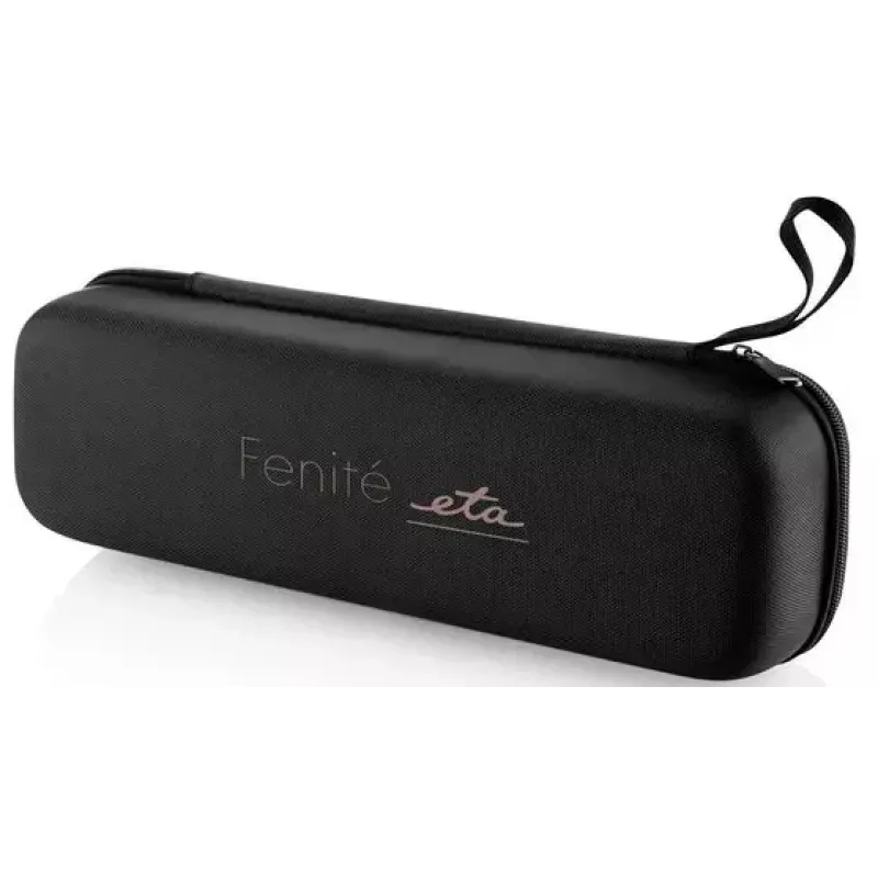 Cepillo de aire caliente ETA Fenité Airflow 1300 W, revestimiento cerámico, 3 niveles de calor, cable 1,7 m, Negro/Rosa