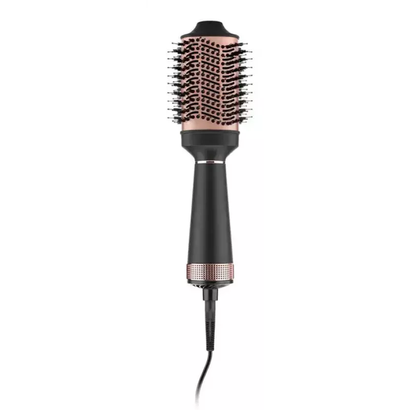Cepillo de aire caliente ETA Fenité Airflow 1300 W, revestimiento cerámico, 3 niveles de calor, cable 1,7 m, Negro/Rosa
