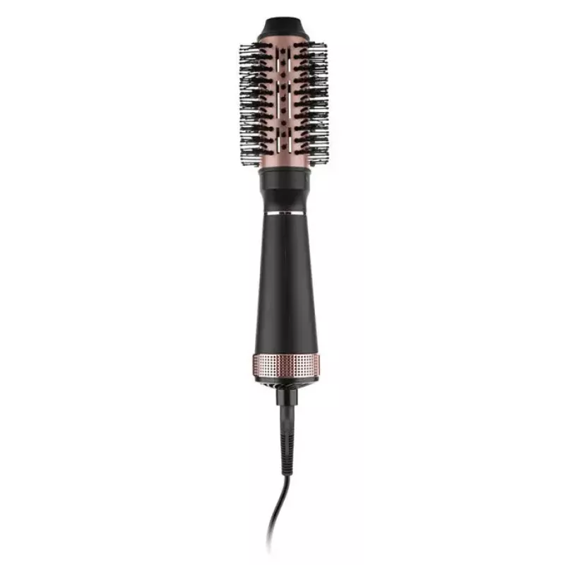 Cepillo de aire caliente ETA Fenité Airflow 1300 W, revestimiento cerámico, 3 niveles de calor, cable 1,7 m, Negro/Rosa