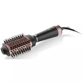 Cepillo de aire caliente ETA Fenité Airflow 1300 W, revestimiento cerámico, 3 niveles de calor, cable 1,7 m, Negro/Rosa