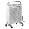 Convector eléctrico Adler AD 7750, 2000 W, 2 niveles de potencia, IP24, blanco