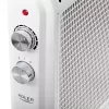 Convector eléctrico Adler AD 7750, 2000 W, 2 niveles de potencia, IP24, blanco