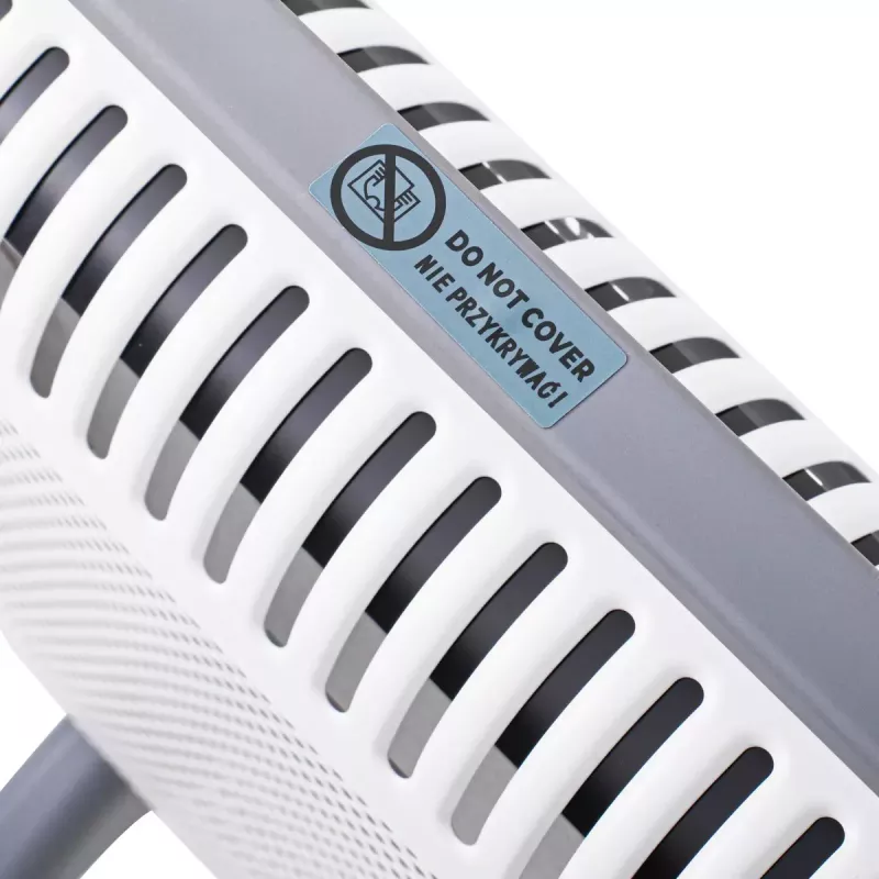 Convector eléctrico Adler AD 7750, 2000 W, 2 niveles de potencia, IP24, blanco